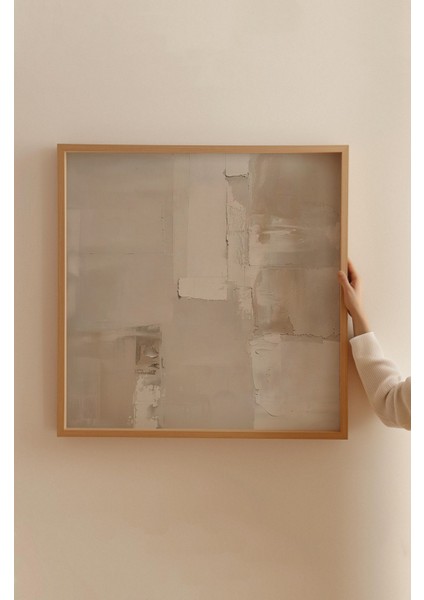 Ahşap Çerçeveli Mdf Kare Tek Tablo (Kendi Tablo Setinizi Oluşturacağınız Liste) TX1028 23 x 23 fırsatları