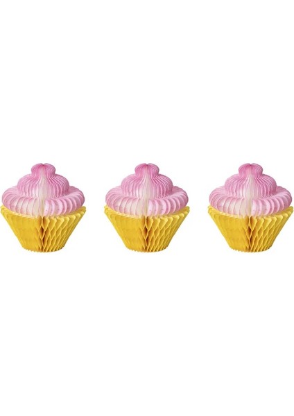 Honeycomb Small Cupcake Set Of 3