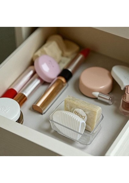 Beautybox Şeffaf Mini Organizer Ofis & Mutfak & Makyaj