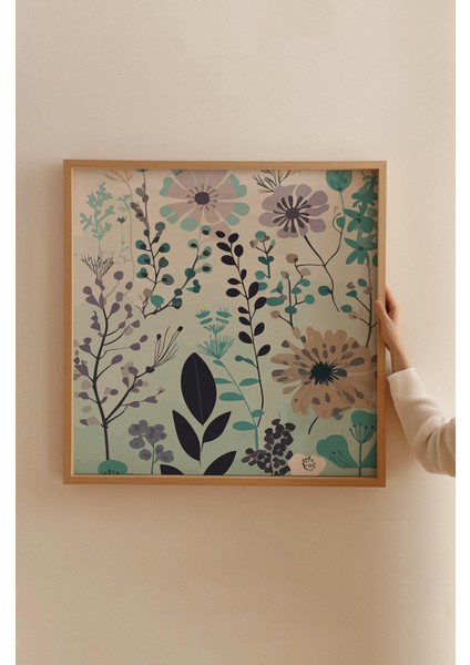 Ahşap Çerçeveli Mdf Kare Tek Tablo (Kendi Tablo Setinizi Oluşturacağınız Liste) TX1019 23 x 23 fırsatları
