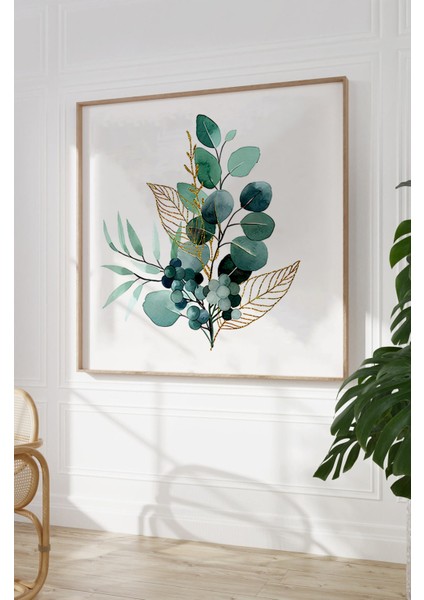 Ahşap Çerçeveli Mdf Kare Tek Tablo (Kendi Tablo Setinizi Oluşturacağınız Liste) 23 x 23 Çerçeveli TX1204 modelleri