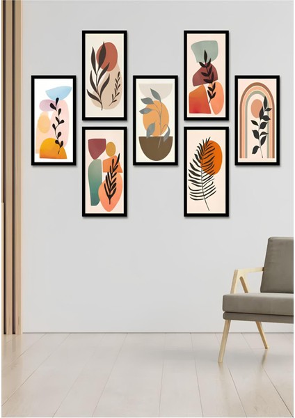 Modern Style Dekorize Mdf 7 Parça Çerçeve Görünümlü Tablo Set 10203 10 x 20 fiyatları