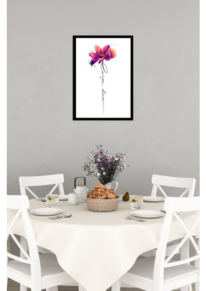 Notpa Tek Tablo Çerçeve Görünümlü Ahşap Duvar Tablosu A4 21 x 29.7 A4-6 fiyatları