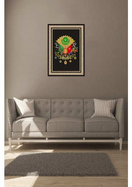 Notpa Osmanlı Tuğrası Dekoratif Tablo 21X30 30 cm modelleri
