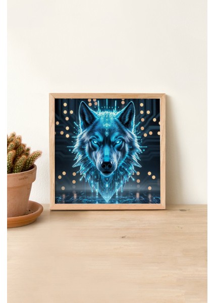 Ahşap Çerçeveli Mdf Kare Tek Tablo (Kendi Tablo Setinizi Oluşturacağınız Liste) Doğa 23 x 23 Çerçeveli TX1121