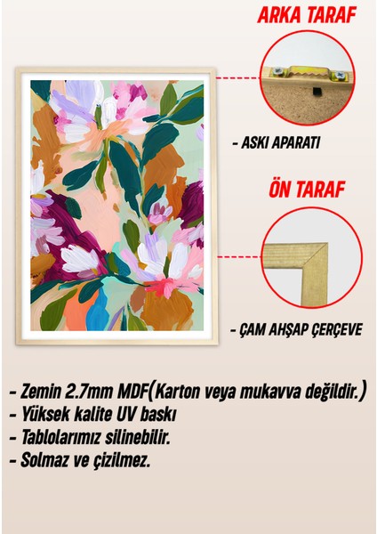 🏝️ Tropik Kumsal ve Deniz Temalı 3’lü Çerçeveli Tablo Seti – Uv Baskı CRV1051 23 x 32