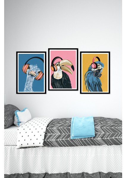 Dekorize Mdf Tablo Seti 3 Parça 3 mm - Salon Oturma Odası Için Duvar Dekoru 3063 13 x 17 fiyatları