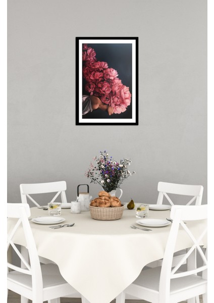 Notpa Tek Tablo Çerçeve Görünümlü Ahşap Duvar Tablosu A4 21 x 29.7 A4-4 fiyatları