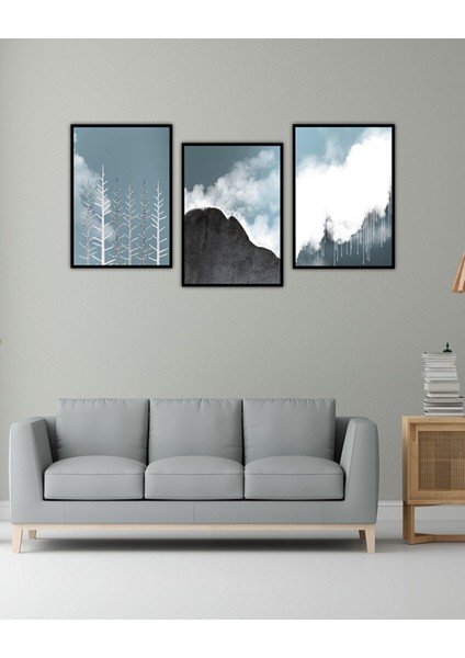 Dekorize Mdf Tablo Seti 3 Parça 3 mm - Salon Oturma Odası Için Duvar Dekoru 13 x 17 fiyatları