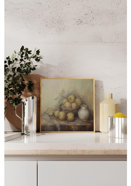 Ahşap Çerçeveli Mdf Kare Tek Tablo (Kendi Tablo Setinizi Oluşturacağınız Liste) MUTFAK04 23 x 23 Çerçeveli TX1108 indirimleri