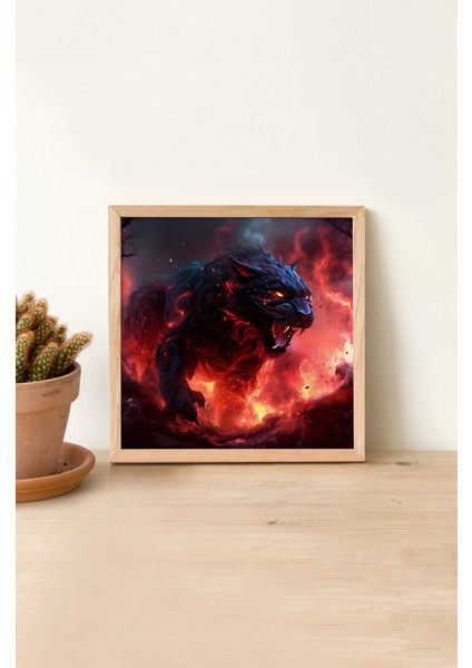 Ahşap Çerçeveli Mdf Kare Tek Tablo (Kendi Tablo Setinizi Oluşturacağınız Liste) Doğa 23 x 23 Çerçeveli TX1127