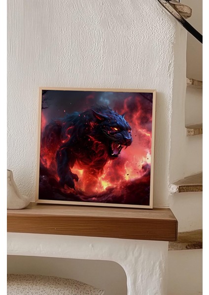 Ahşap Çerçeveli Mdf Kare Tek Tablo (Kendi Tablo Setinizi Oluşturacağınız Liste) Doğa 23 x 23 Çerçeveli TX1127 indirimleri