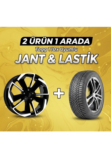 Togg T10X Uyumlu 235/50R19 Dört Mevsim Lastiği 4 Adet YILI:2025+DY1129 Bd 19" Jant 4 Adet