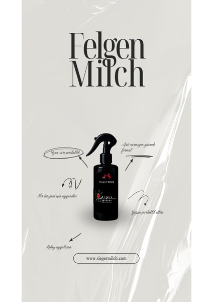 Felgen Milch Jant Parlatıcı fiyatları