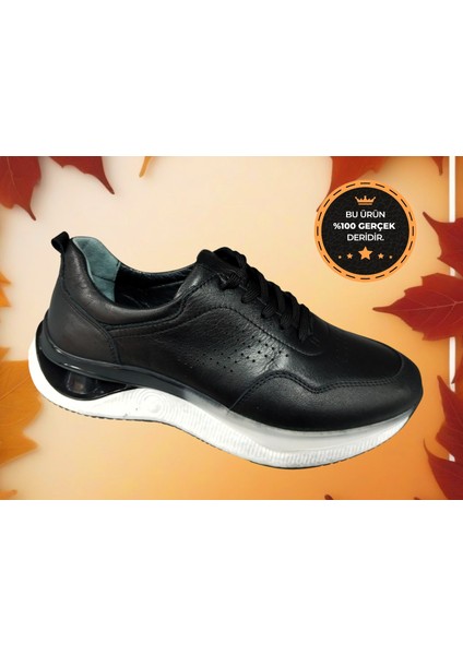 AR-324.01 Siyah Hakiki Deri Rahat Erkek Casual Ayakkabı fiyatları