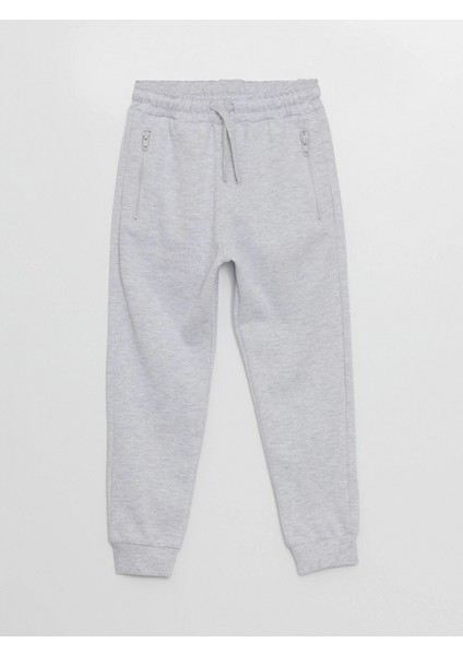 Lcw Kids Gri Beli Lastikli Erkek Çocuk Jogger Eşofman Altı