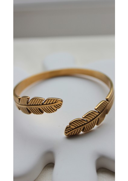 Yaprak Model Ayarlanabilir Gold Kelepçe fiyatları