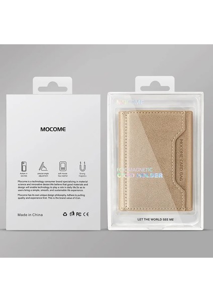 Dıgıtra Magsafe Manyetik Cüzdan - Kahverengi - iPhone 14/15/16/17 Uyumlu modelleri