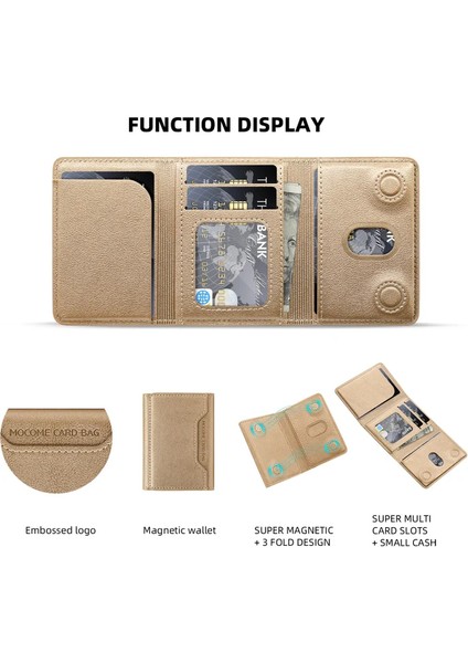 Dıgıtra Magsafe Manyetik Cüzdan - Kahverengi - iPhone 14/15/16/17 Uyumlu fırsatları