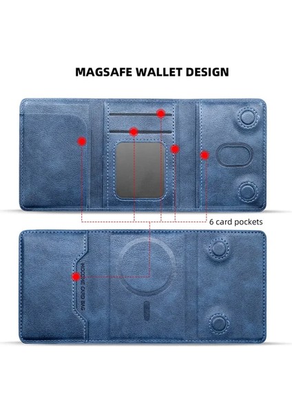 Dıgıtra Magsafe Manyetik Cüzdan - Kahverengi - iPhone 14/15/16/17 Uyumlu indirimleri