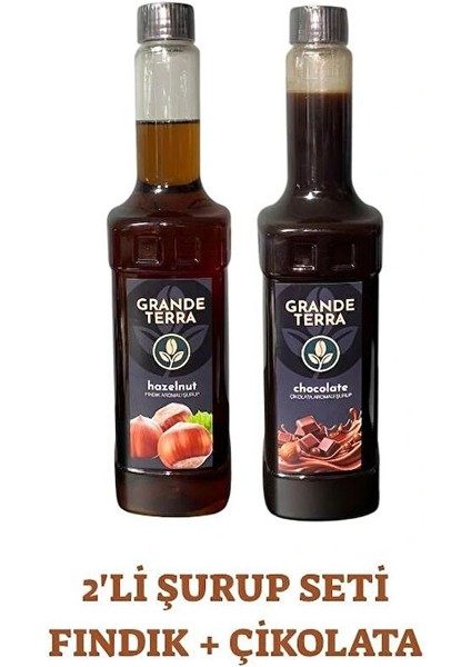 Çikolata + Fındık Şurubu (2 x 750 ml )