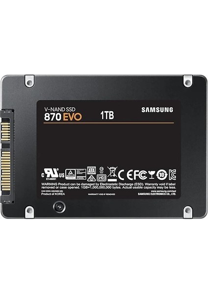 1tb Samsung 870 560/530MB/S Evo MZ-77E1T0BW SSD (Resmi Distribütör Garantili) fiyatları