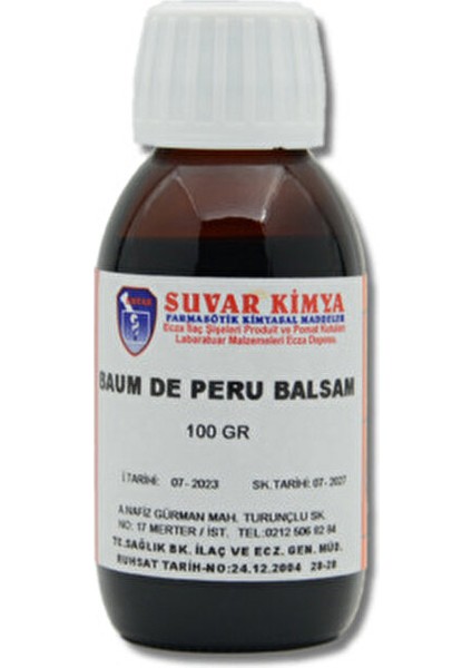 Baum De Peru Balsam Nemlendirici Etki 100 gr Tüm Cilt Tipleri İçin fiyatları