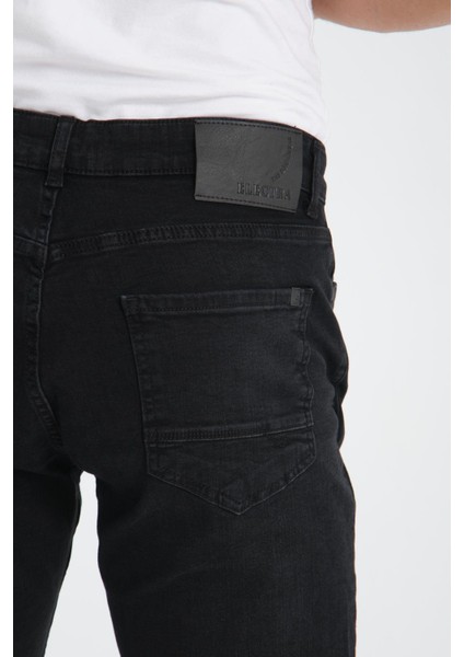 Düz Kesim Erkek Kot Pantolon - Esnek Kumaş, Normal Kalıp Jean (%98 Pamuk) fiyatları