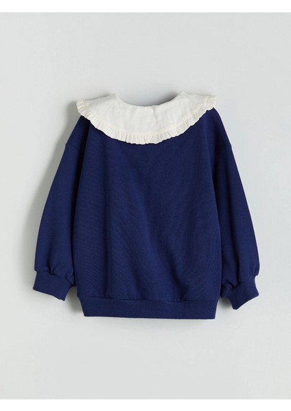 Lcw Kids Lacivert Bebe Yaka Kız Çocuk Sweatshirt ve Eşofman Altı fırsatları