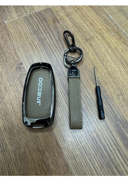 Jaecoo J7 Anahtarlık Kahverengi 2024-2026 Çelk Korumalı