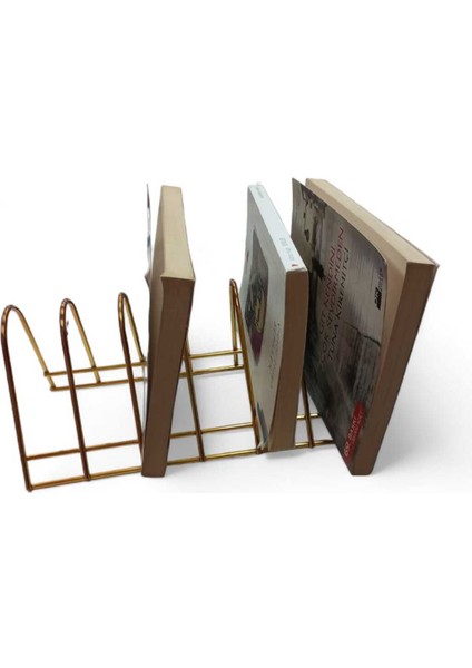6 Bölmeli Metal Masaüstü Ayaklı Kitaplık modelleri