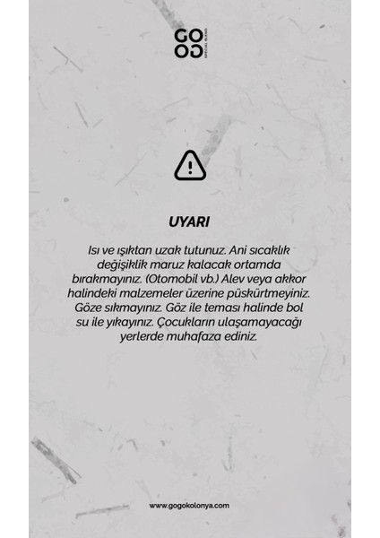 Gogo Lemon Cheesecake Kolonya 250ML Cam Şişe - 15 Adet