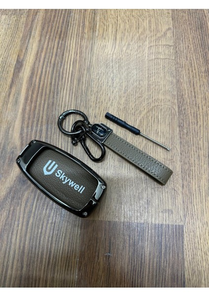 Skywell Et5 Anahtarlık Set Açık Kahverengi 2022-2025 Anahtarlık