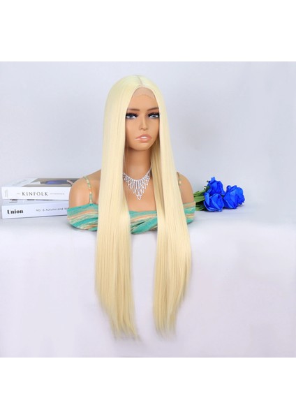 Platin Sarısı Ekstra Uzun Tül Peruk fiyatları