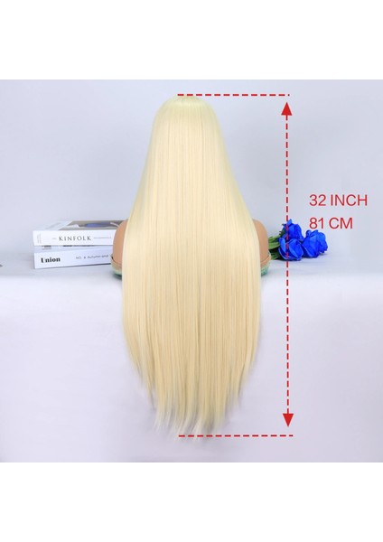 Platin Sarısı Ekstra Uzun Tül Peruk indirimleri