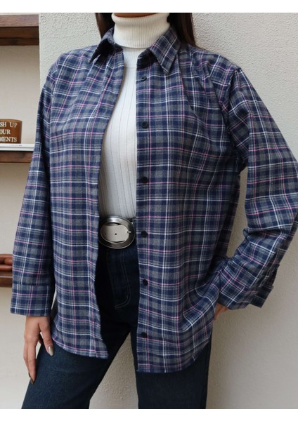 Oversize Ekose Gömlek modelleri