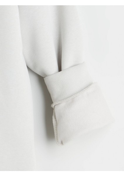 Lcw Kids Bej Bisiklet Yaka Erkek Çocuk Sweatshirt modelleri