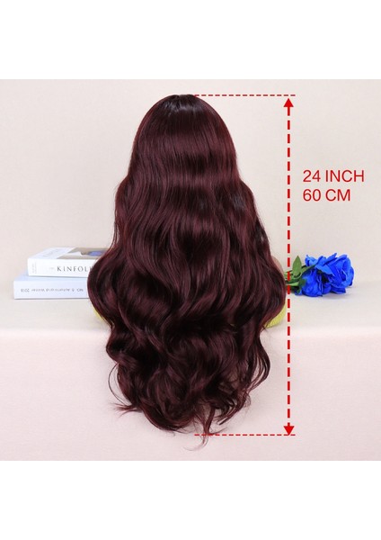 Koyu Kızıl Kahve Tül Peruk indirimleri