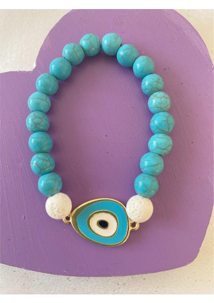 Nazar Boncuk Figürlü Doğaltaş Bileklik fiyatları