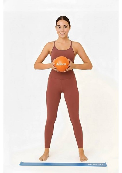 20 cm Mini Pilates Topu ve Pilates Bandı Seti 120 x 15 cm Direnç Plates Bandı modelleri