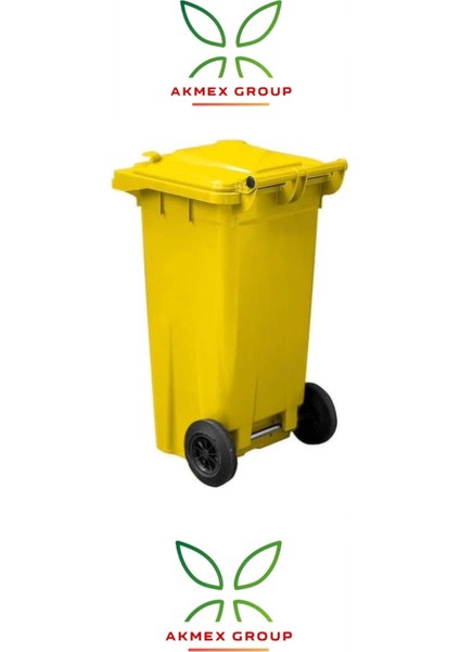 Plastik Çöp Konteyneri 120 Litre Konteyner - A Isıya Karşı Dayanıklı Malzeme - Çöp Kutusu