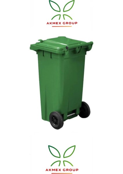 Plastik Çöp Konteyneri 120 Litre Konteyner - A Isıya Karşı Dayanıklı Malzeme - Çöp Kutusu
