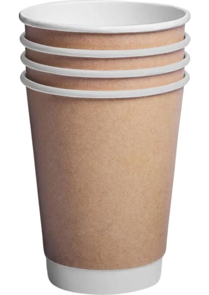 14 Oz Kraft Double Wall Bardak 25'li