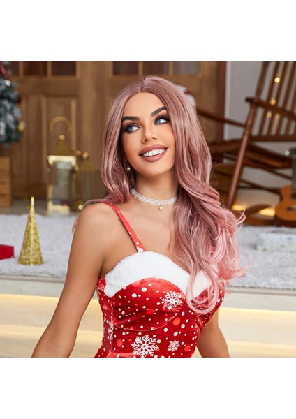 Pembe Siyah Kırçıllı Tül Peruk fırsatları