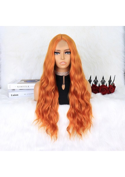 Açık Bakır Tül Peruk