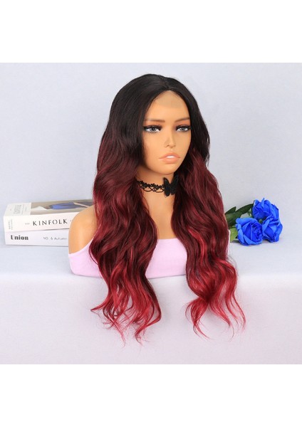 Siyah Kızıl Ombreli Tül Peruk fiyatları