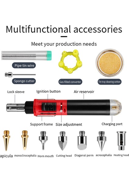 Kablosuz Gaz Havalandırma Demir Isı Üfleyici Torçu Kendinden Eignit Anında Başlat Taşınabilir Ayarlanabilir Alev Kontrol Kaynak Araçları (Yurt Dışından) fırsatları