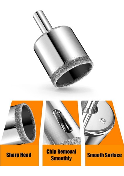 Elmas Matkap Bitleri Seti 20 Adet Elmas Deliği Testere Seti Seramik Karo Porselen Mermer Granit Şişeler Için Cam Matkap Ucu (Yurt Dışından) fiyatları