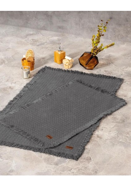 2'li Banyo Paspası Banyo Halısı Peluş Halı Klozet Paspas Takımı Ebat 50.60 - 100.60
