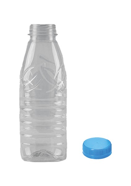 300 cc Ayran Şişesi Mavi Kapaklı 150'LI